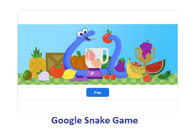 เกมงูของ Google